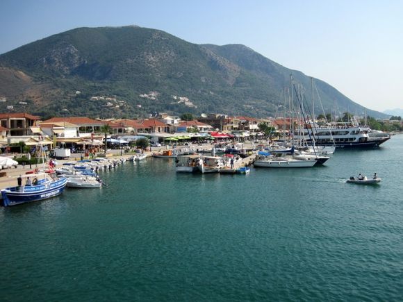 Lefkada, the port of Nidri