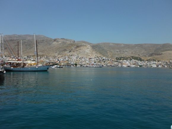 Kalymnos island, a view of Pothia Town