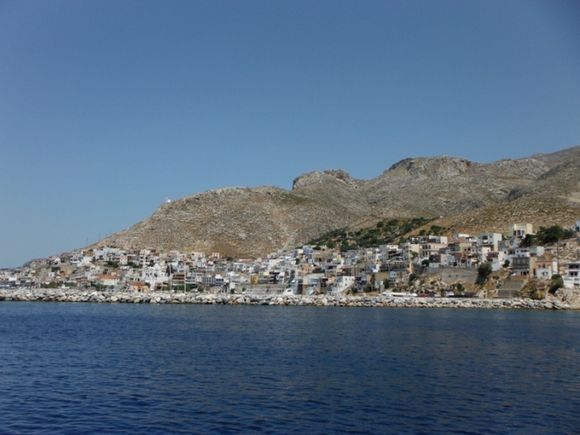 Kalymnos island, a view of Pothia Town