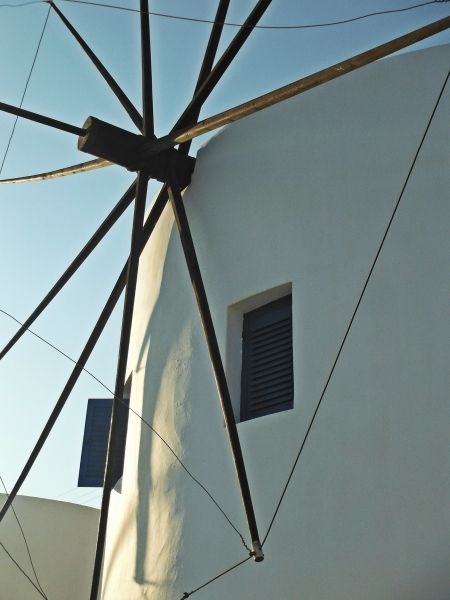 Leros island, Anemos windmill apartments