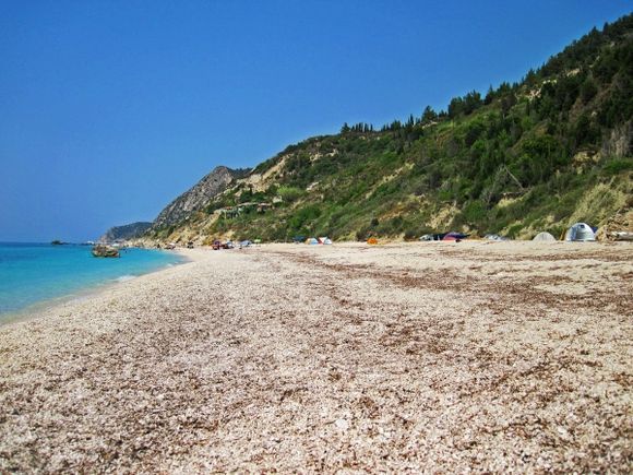 Lefkada island, Gialos beach