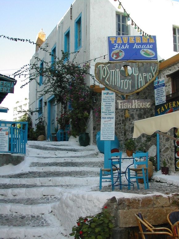 A restaurant in Kos
