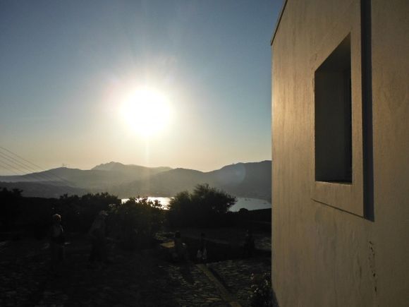 Leros island, view from the Church of prophet Elias in Pandeli