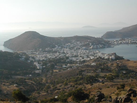 Patmos, a great view of Skala