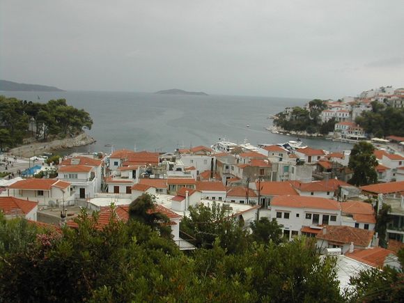a view of Skiathos