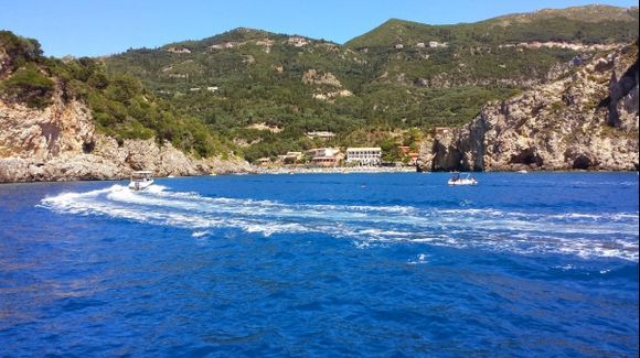Corfu island, bay of Paleokastritsa