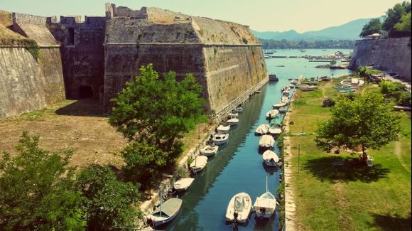 Corfu island, view from the Old Fortress