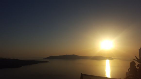 The must see sunsets from Fira.