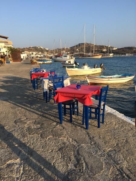 Dinner by the sea in Lipsì