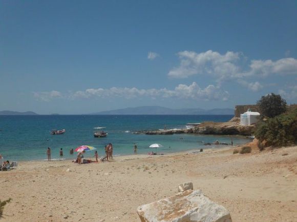 lovely and calm Alyko beach, Naxos