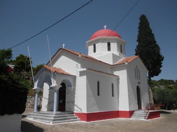 church in limenaria, agistri