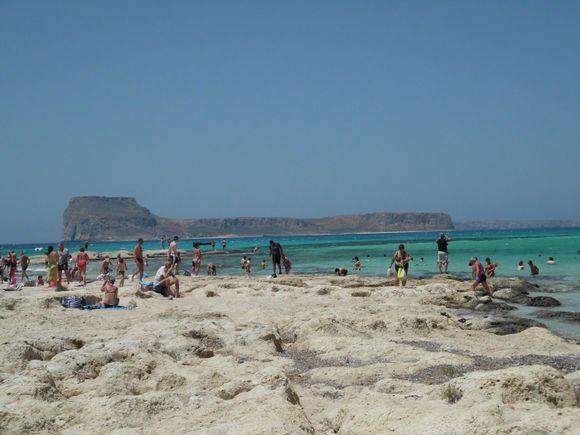 view of gramvousa from balos