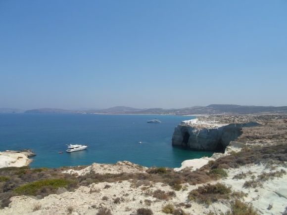 The coast of Milos