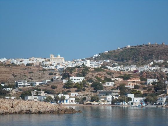 Kimolos Island with Ferry