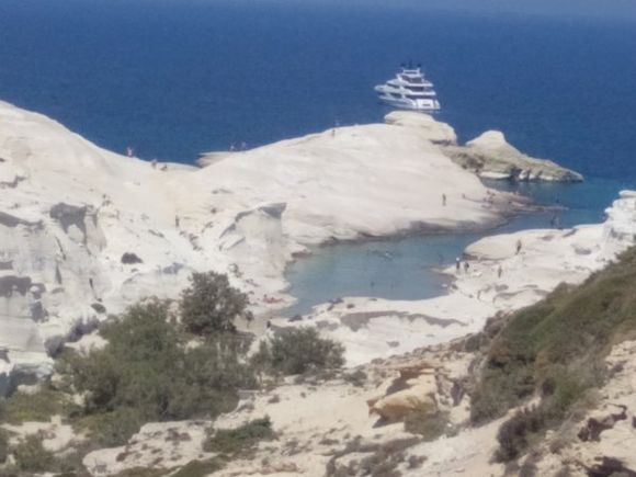 Saracinico.The coast of Milos