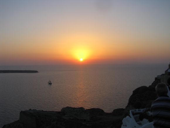 sunset at Oia -unforgetable