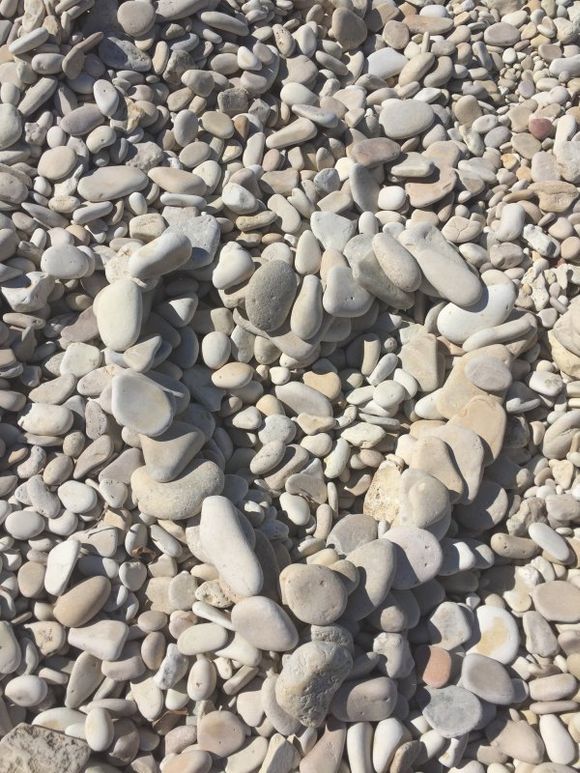 Pebbles on Paxos beach
