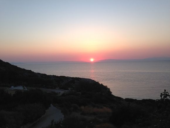 Beautiful sunset in Kefalonia