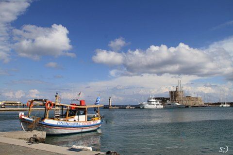 Mandraki harbour