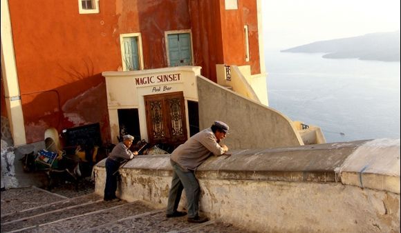 magic sunset - Fira, Santorini