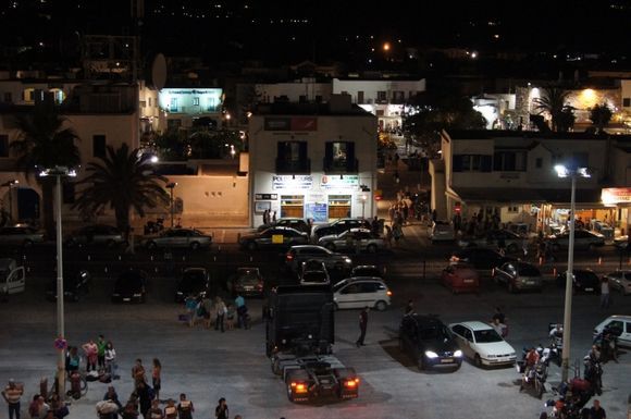 Naxos by night.