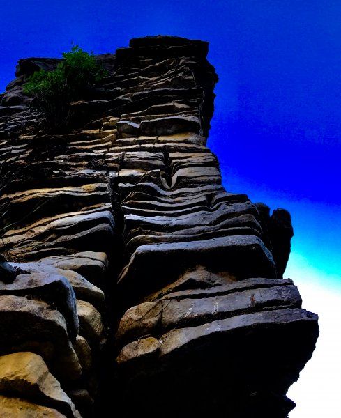 River rock wall Papigo Epirus