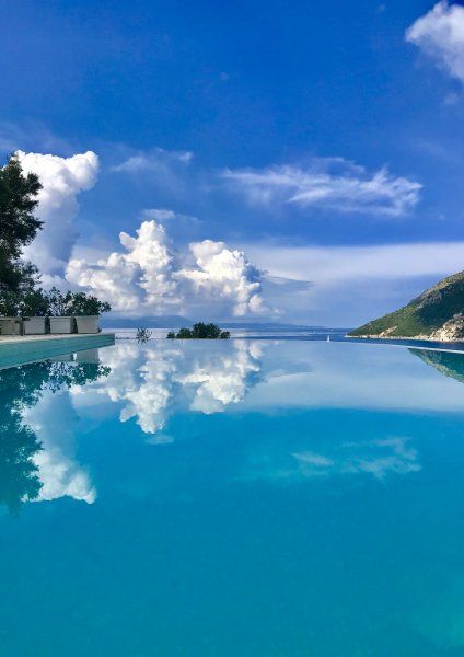 Swim forever- Meganissi villa view