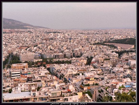 Athens from Lykavittos Hill