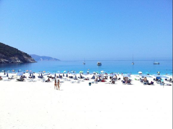 Sunday morning Myrtos Beach August 2012