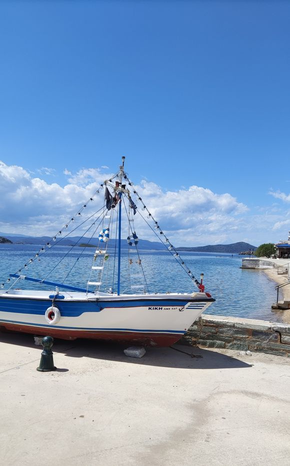 Easter Monday in Nea Stira (South Evia), minutes before enjoying a glass of ouzo and plenty of sunlight with beloved friends at one of the local fish taverns.

Taken on April 17th, 2023.