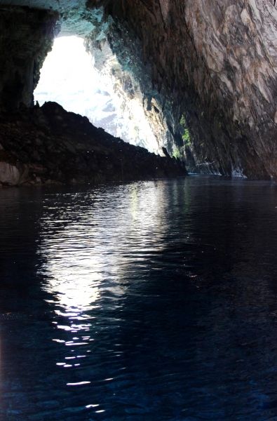 The lake cave Melissani.