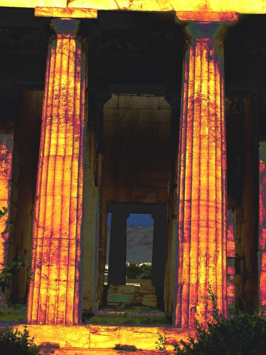 Temple of Hephaestus- columns