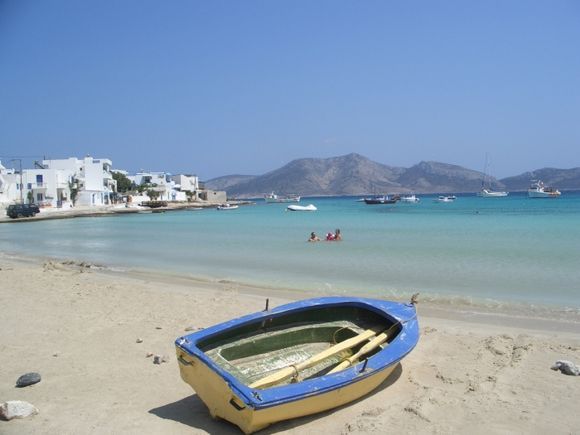 sandy beach in small cyclades where pirats like to be in the past!!!!