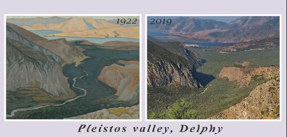 Pleistos valley, Delphy
A millennial landscape
Painter: Konstantinos Maleas (1879-1928), oil on canvas