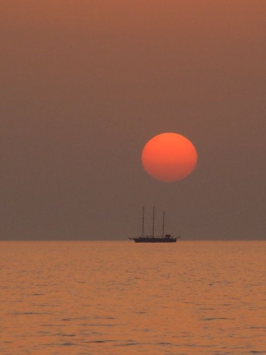 the last of the day, Santorini sunset