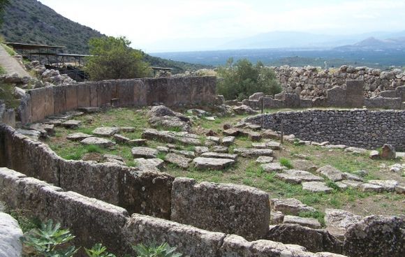 Grave circle A at Mycenae