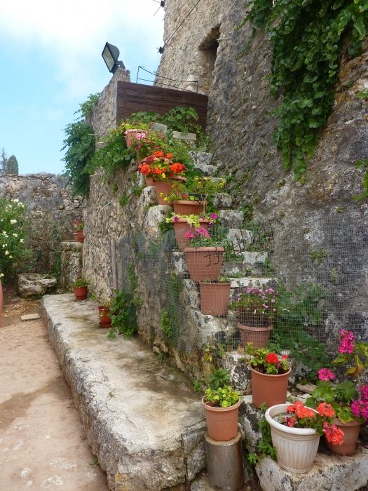 In a monastery garden, Zante