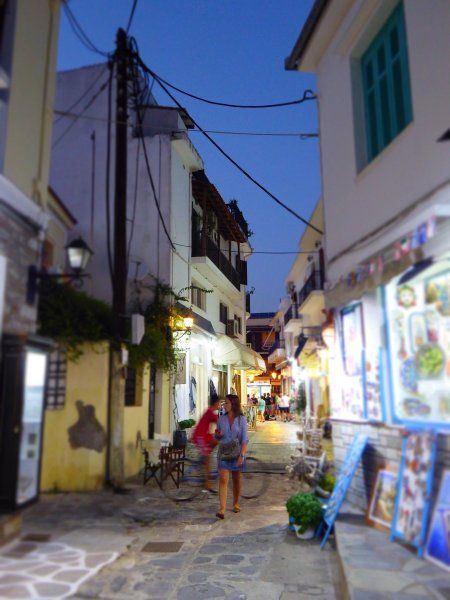 Night in Skiathos