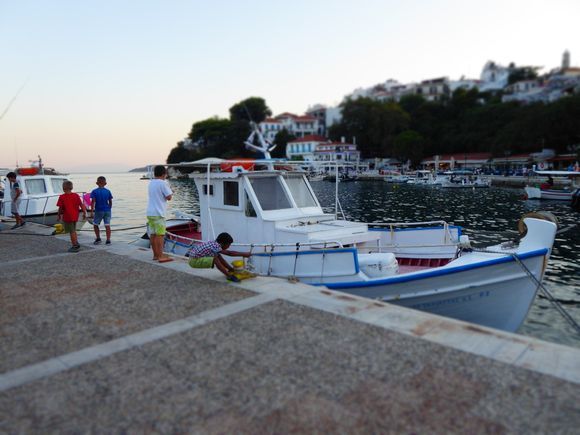 Messing about with boats - Skiathos 