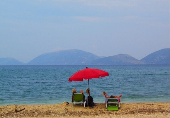 Lazing on a summer's afternoon -Kefalonia 