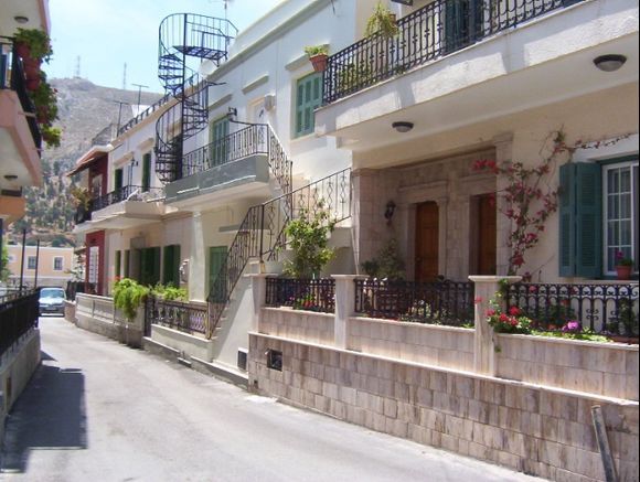 Back street in Pothia, Kalymnos