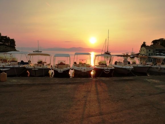 Logos harbour, sunrise.