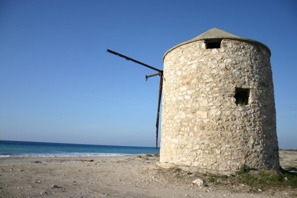 Windmill on the beach
