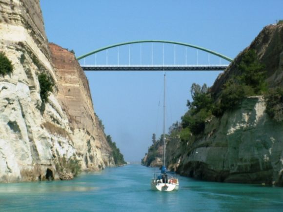 Corinth Canal.