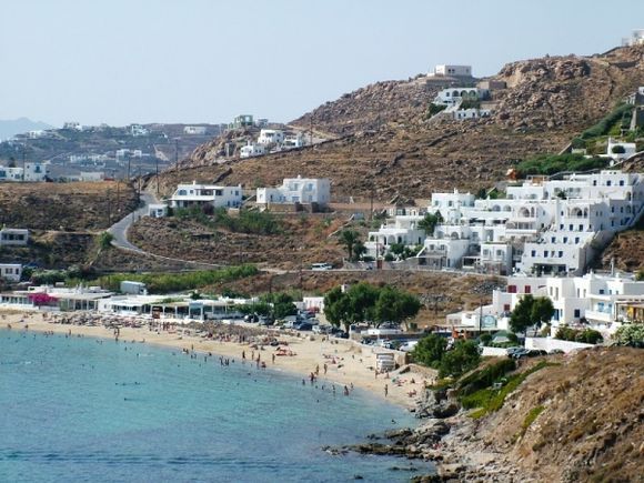 Mykonos. Across from the cruise terminal.