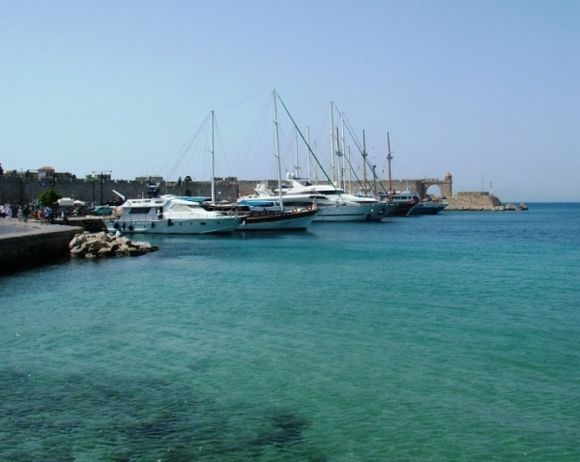 Rhodes. harbour