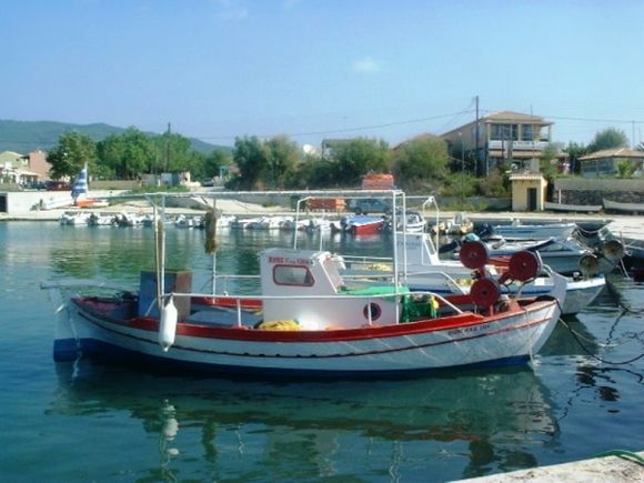 Corfu.
St. Georges marina