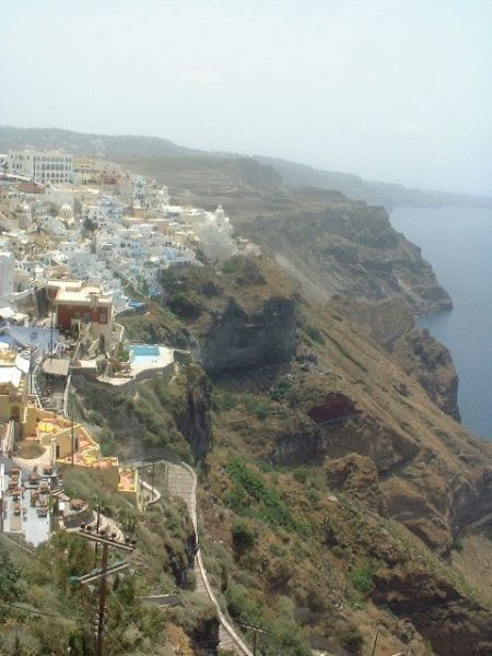 Santorini. The town of Thira.