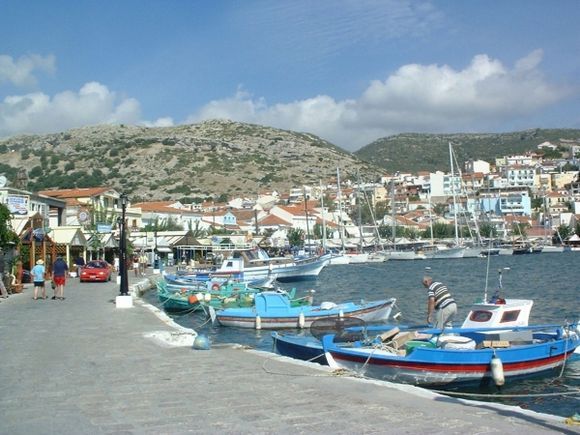 Samos. The harbour of Pythagorio.