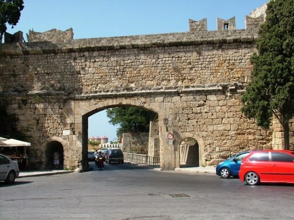 Rhodes, Archway in the City walls.